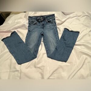 American Eagle Outfitters Light Blue Straight Leg Jeans